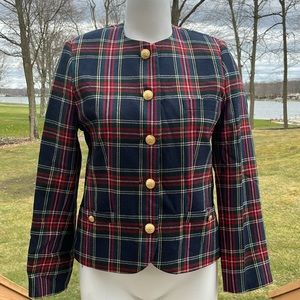 JoS.A.Bank tartan plaid blazer 6-8